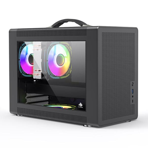 Case Gaming Eagle Warrior CG10Z7RA001C | Micro ATX | Frontal Mesh | Vidrio Templado