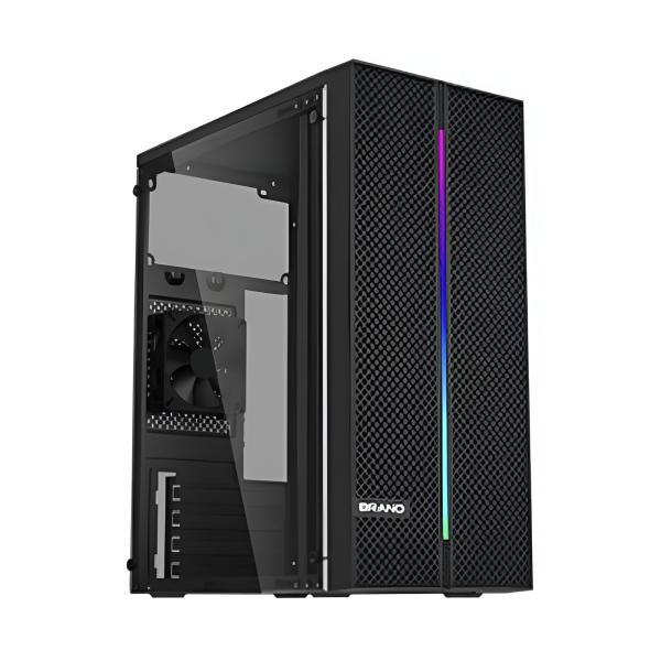Case Gamer Eagle Warrior CM26KTRA001C | Micro ATX | Panel Lateral Acrílico | 2x USB 2.0 | HD Audio | Fuente de Poder 600W