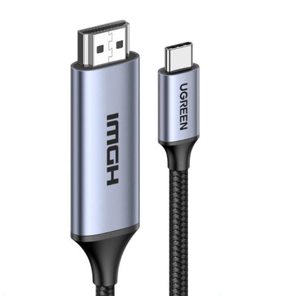 Cable UGREEN MM142 | USB-C a HDMI | 4K @60Hz | 1.5m | Plug & Play | Negro/Gris