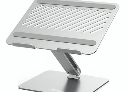 Base para laptop UGREEN LP339 de aluminio plateado con ajuste de altura para MacBook y laptops de 13 a 17.3 pulgadas