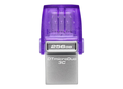 Memoria USB Kingston DT Duo 3C G3 | 256GB | USB-A y USB-C | 200MB/s | DTDUO3CG3/256GB
