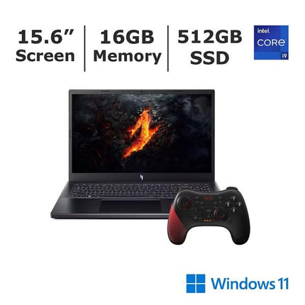 LAPTOP GAMING ACER NITRO V 15 I9-13900H 15.6" 16GB 512GB SSD T.V. RTX 4060 8GB WIN 11 HOME INGLES CON GAME PAD NH.QQEAA.006