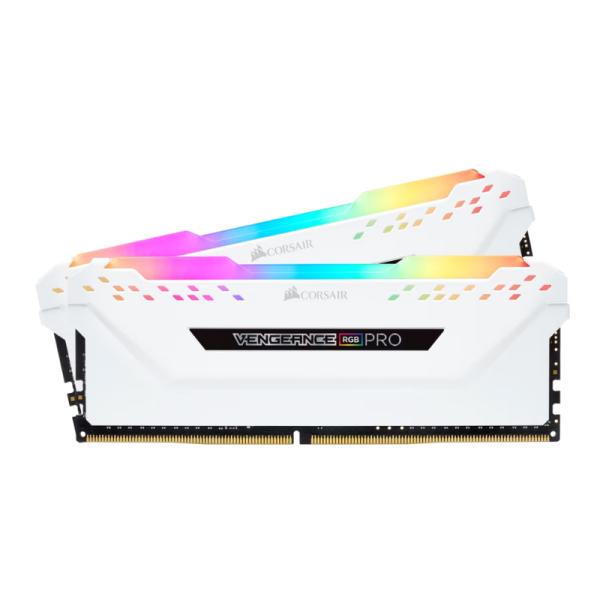 Memoria RAM Corsair Vengeance RGB Pro | 16GB (2x8GB) | DDR4 | 3600MHz | CL18 | Color blanco