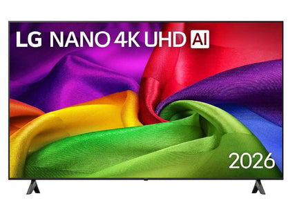 LG televisor 65" UHD 4K Nano 65NU800BPSB, vista frontal