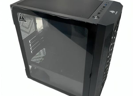 Case gamer Eagle Warrior CG06AKRA001C vista lateral con iluminación ARGB