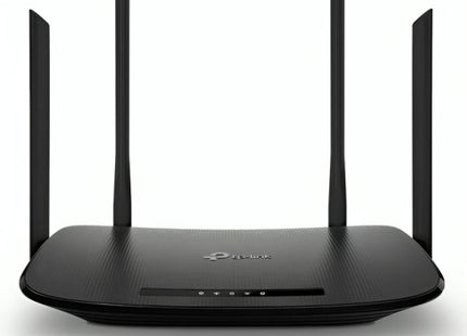 Router TP-Link Archer VR300 AC1200 vista frontal con antenas y puertos
