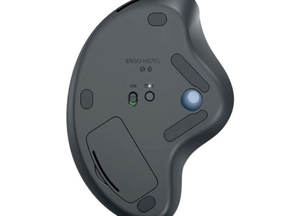 Mouse Trackball Logitech M575S vista superior con botones programables