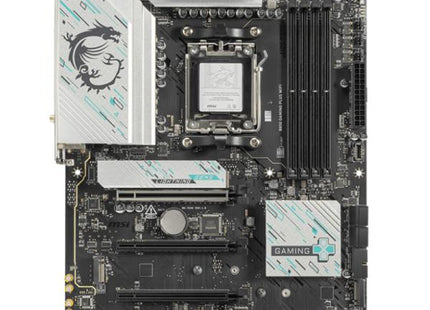 Socket AM5 y ranuras DDR5 de la motherboard MSI B850 Gaming Plus