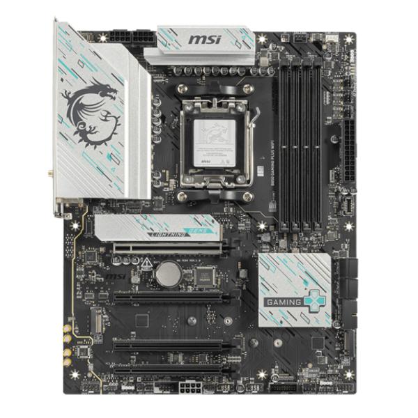 Socket AM5 y ranuras DDR5 de la motherboard MSI B850 Gaming Plus