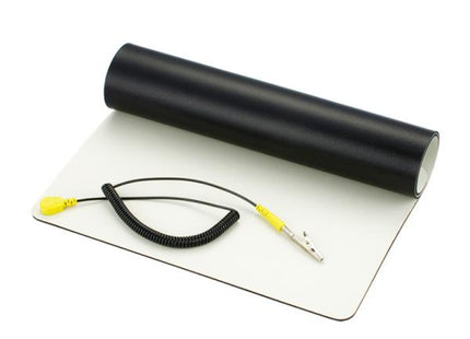 Alfombrilla Antiestática SPROTEK ST-A612 | 50 x 60 cm | PVC | Cable de conexión a tierra | Resistencia superficial 10⁷~10¹⁰ Ω/m²