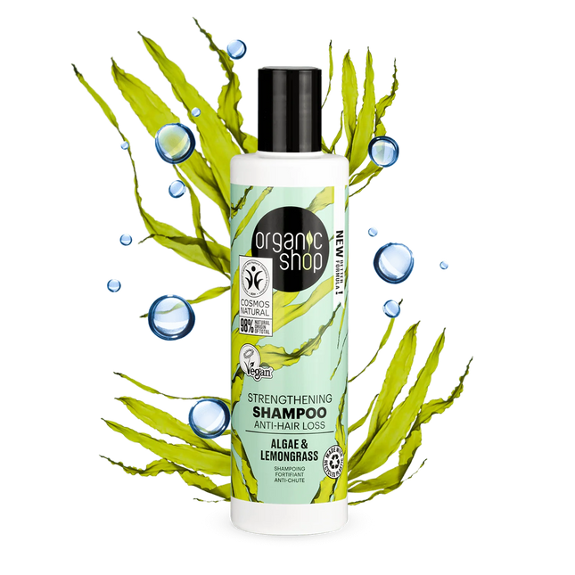 Organic Shop Shampoo anticaída algas y limoncillo 280ml