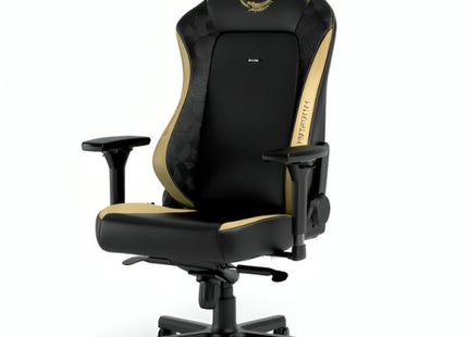 Silla gaming Noblechairs Hero edición The Elder Scrolls con respaldo alto y acabado en cuero sintético negro