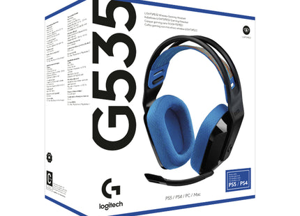 Headset Inalámbrico Logitech G535 LIGHTSPEED | Micrófono Flip-to-Mute