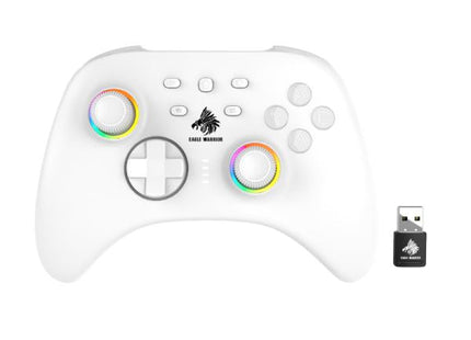 Gamepad Eagle Warrior GG06A blanco vista frontal
