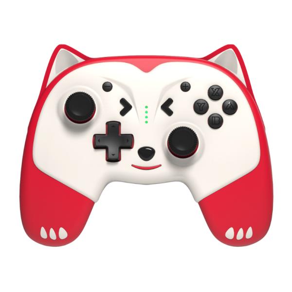 Gamepad Eagle Warrior EG09B | Inalámbrico | Bluetooth | Compatible con Nintendo Switch | Rojo