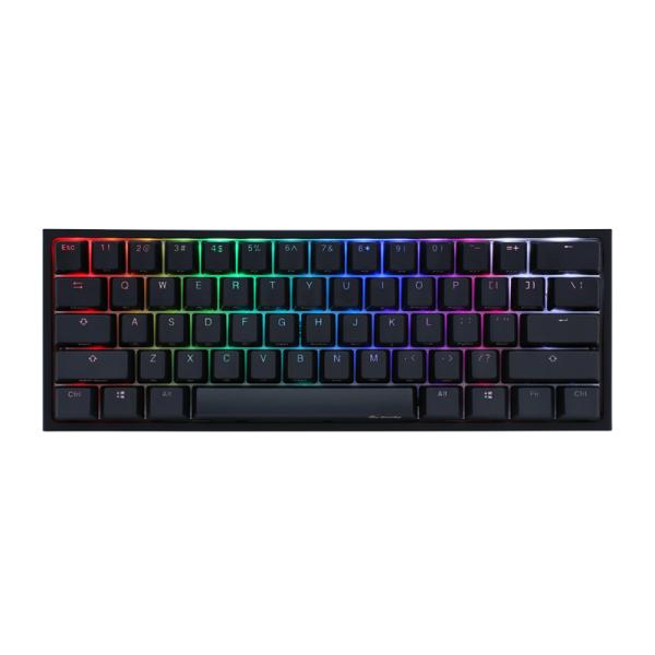 TECLADO GAMING RGB DUCKY ONE 2 PRO MINI MECÁNICO USB-C ESPAÑOL SWITCH ROJO SILENCIOSO DKON2061ST-SESPDAZT2