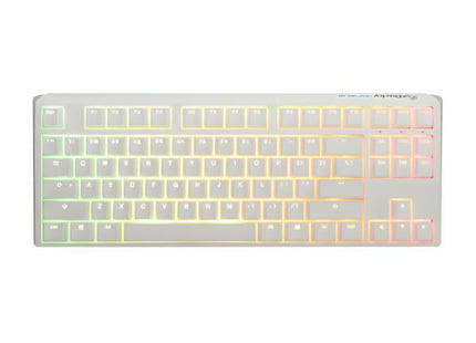 Teclado gaming mecánico Ducky One 3 TKL con iluminación RGB y switches azules