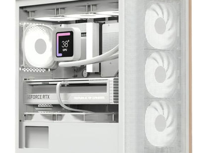 Case RGB AeroCool D301A | Torre Pequeña | Malla | 1 Abanico Trasero | 3 Abanicos Frontales | Blanco