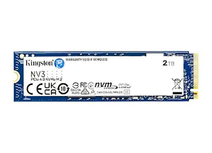 Disco Duro Interno Kingston NV2 SNV3S/2000G | 2TB | SSD | PCIe 4.0 NVMe | M.2 2280