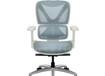 Silla de oficina ergonómica ThunderX3 XTC Chroma con respaldo de malla transpirable y base con ruedas
