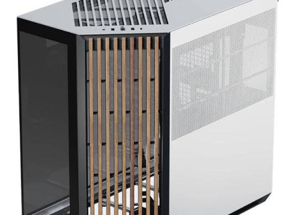 CASE APNX V1-W-BW-V1 TORRE MEDIA PANEL LATERAL DE MADERA 2 PUERTOS USB 3.0 Y 1 PUERTO USB-C APCM-VI01103.M1