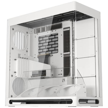 CASE HAVN HS 420 VGPU TORRE MEDIA PANEL FRONTAL DE VIDRIO ESTRUCTURA HIBRIDA 1 PUERTO USB-C Y 2 PUERTOS USB-A  HVN-CA-HS420-07