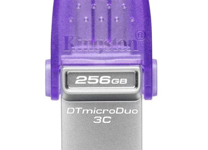 Memoria USB Kingston DT Duo 3C G3 | 256GB | USB-A y USB-C | 200MB/s | DTDUO3CG3/256GB