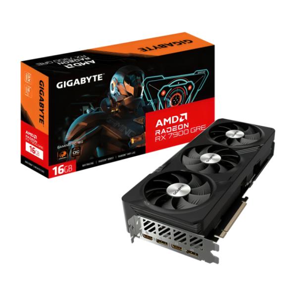 Tarjeta de Video Gigabyte Radeon RX 7900 GRE GAMING OC | 16GB GDDR6 | PCIe 4.0 | Triple Ventilador