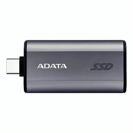 Disco Duro Externo Sólido ADATA SC750 | 2TB | USB 3.2 Gen2 | 1,050/1,000 MB/s | Negro Titanio | Conector Tipo-C Integrado