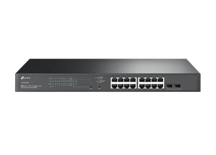 SWITCH TP LINK SG2218P(UN) 16 PUERTOS POE+ Y 2 RANURAS SFP GIGABIT 10/100/1000 MBPS