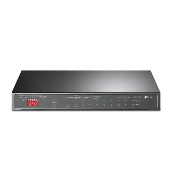 Switch TP-Link TL-SG1210MPE | 9 Puertos Gigabit RJ45 | 1 Puerto SFP/RJ45 Combinado | 10/100/1000 Mbps