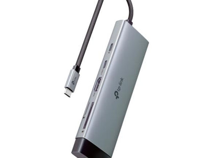 HUB TP LINK UH9120C(UN) USB-C  9 EN 1 3 PUERTOS USB 1 PUERTO USB-C 1 PUERTO USB 3.0 1 PUERTO ETHERNET 1 PUERTO HDMI 1 PUERTO MICRO SD 1 PUERTO SD