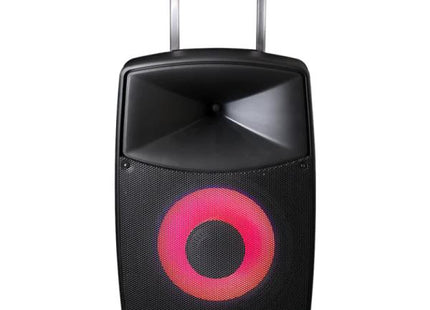 PARLANTE MOONKI MS-P112B 150W BLUETOOTH CON DOS MICROFONOS INALAMBRICOS