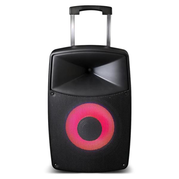 PARLANTE MOONKI MS-P112B 150W BLUETOOTH CON DOS MICROFONOS INALAMBRICOS