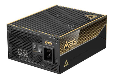 Fuente de Poder MSI MEG AI1600T PCIE5 | 1600W | 80 Plus Titanium | Modular | ATX 3.1