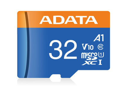 Memoria Micro SD ADATA | 32GB | Clase 10 | UHS-I | 85MB/s lectura | Con adaptador SD
