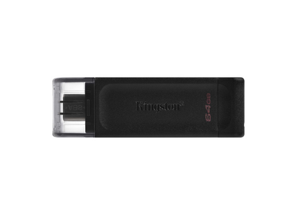 Memoria USB Kingston DataTraveler 70 | 64GB | USB-C 3.2 Gen 1 | Diseño Compacto | DT70/64GB