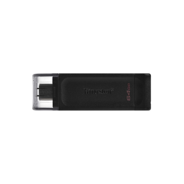 Memoria USB Kingston DataTraveler 70 | 64GB | USB-C 3.2 Gen 1 | Diseño Compacto | DT70/64GB