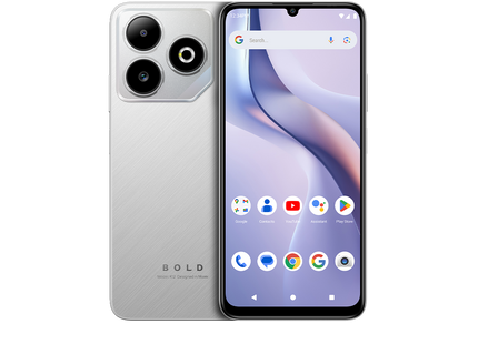 Blu Celular 6.8" HD+ 128GB Plateado, Bold K12