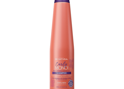 Shampoo Curly Monoi Placent Life | 350ml | Definición e hidratación para rizos y ondas naturales