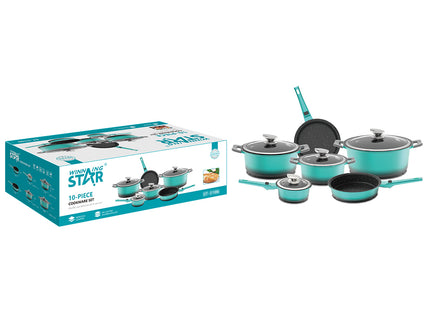 Set de Ollas Winning Star ST-5106, 10 Piezas