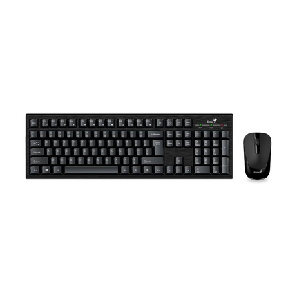 Teclado y Mouse Genius KM-8101 | Inalámbrico | Con receptor USB | Color Negro