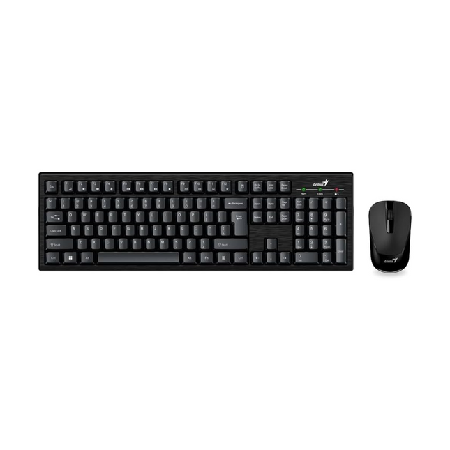 Teclado y Mouse Genius KM-8101 | Inalámbrico | Con receptor USB | Color Negro