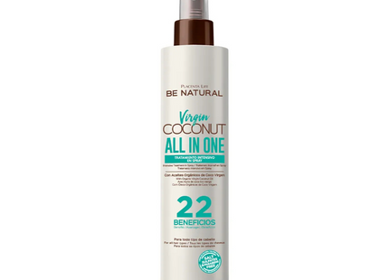 Tratamiento Virgin Coconut Placent Life Todo en Uno | 250ml | Para cabello maltratado y seco