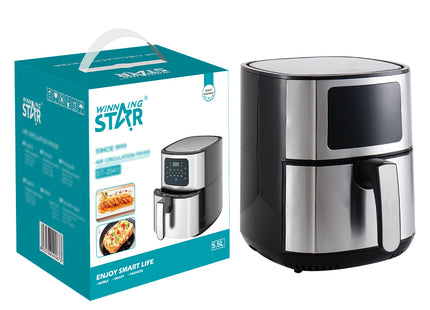 Freidora de aire Winning Star ST-2041 vista frontal con pantalla digital