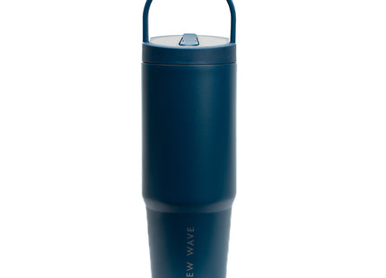 Vista lateral del tumbler New Wave mostrando agarradera ergonómica y capacidad 30oz