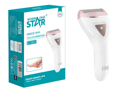 Winning Star Exfoliador Eléctrico Pies Rotativo IPX5, ST-5851