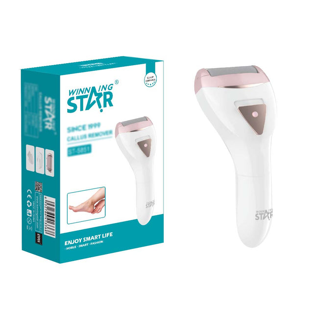 Winning Star Exfoliador Eléctrico Pies Rotativo IPX5, ST-5851