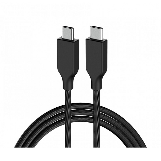 Cable USB-C a USB-C Genius ACC-C2CC-3A | 100cm | PD 3.0 | 3A | 60W | USB 3.0