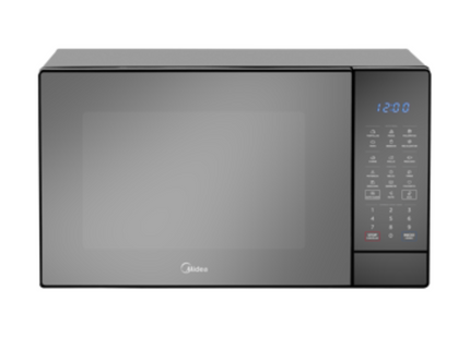 Microondas Midea MMDK14S2MB | 1.4 p³ | 1450 W | Puerta espejo negra | Timer y Auto‑defrost
